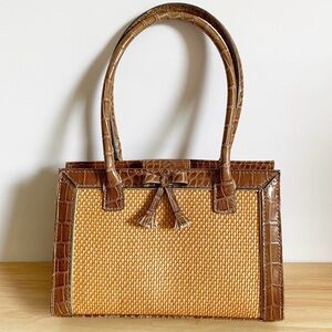 Vintage Liz Claiborne Handbag Shoulder Bag Faux Leather